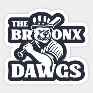 The Bronx Dawgs, New York Baseball design Sticker